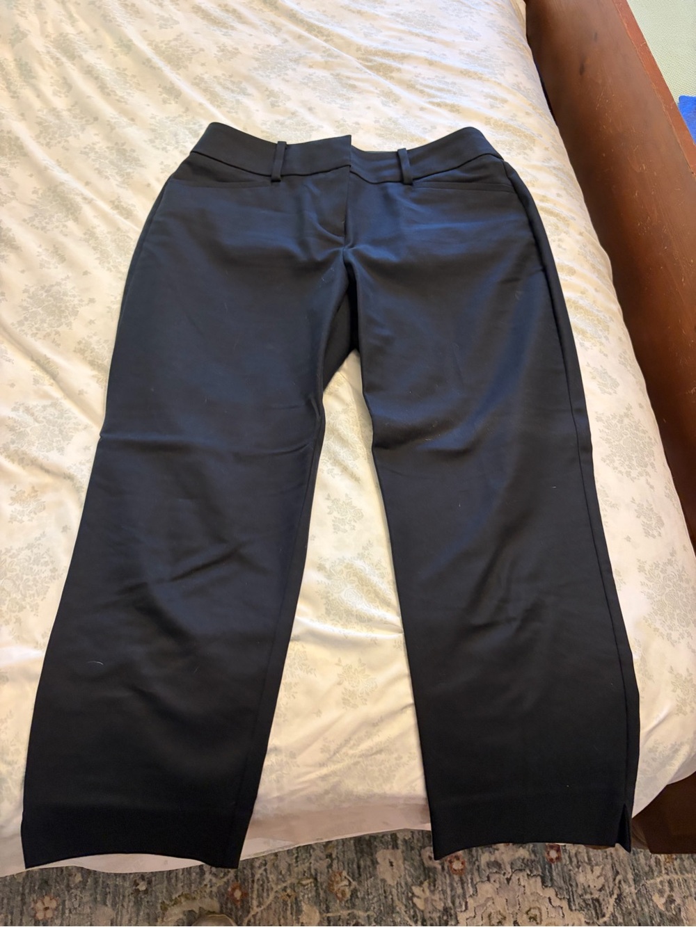 LOFT Men's Black Dress Pants - Straight Leg
